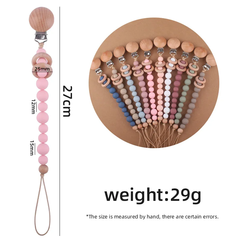 Baby Schnuller Kette Säugling Anti-verloren Schnuller Clips Nippel Beschwichtigen Schnuller Kette Halter