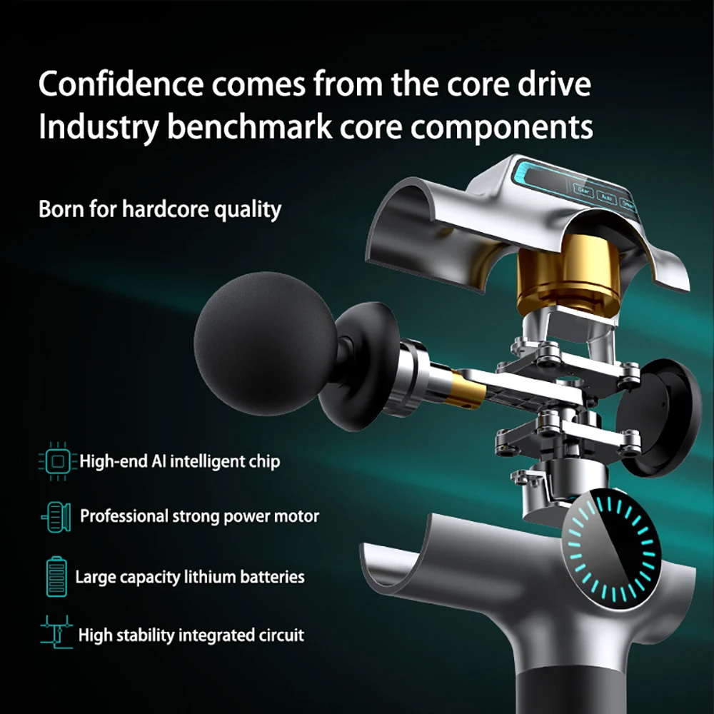 Pistola de masaje con pantalla LCD, máquina de Fascia de 99Geras, alivio profundo del cuerpo, ejercicio y relajación, adelgazante, moldeador