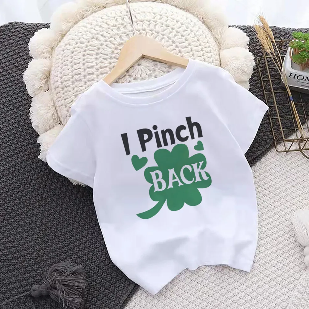 Camiseta con estampado irlandés para niños y niñas, ropa para el Día de San Patricio, regalo para el Día de San Patricio