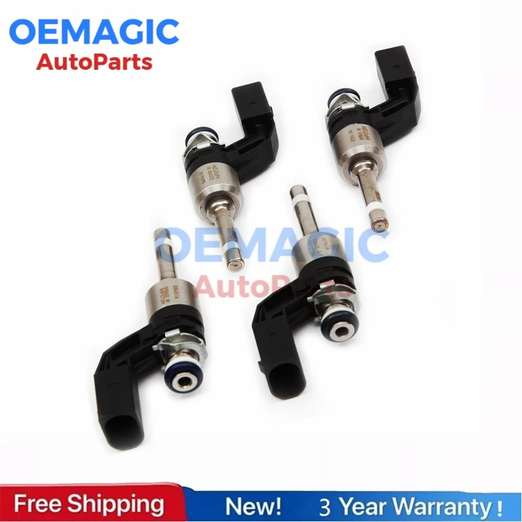 4Pcs Fuel Injectors Assembly 03C906036E 03C906036M 03C906036J For 1.4 TSI Volkswagen Beetle Golf EOS Audi A3 Skoda Seat 1.4TFSI