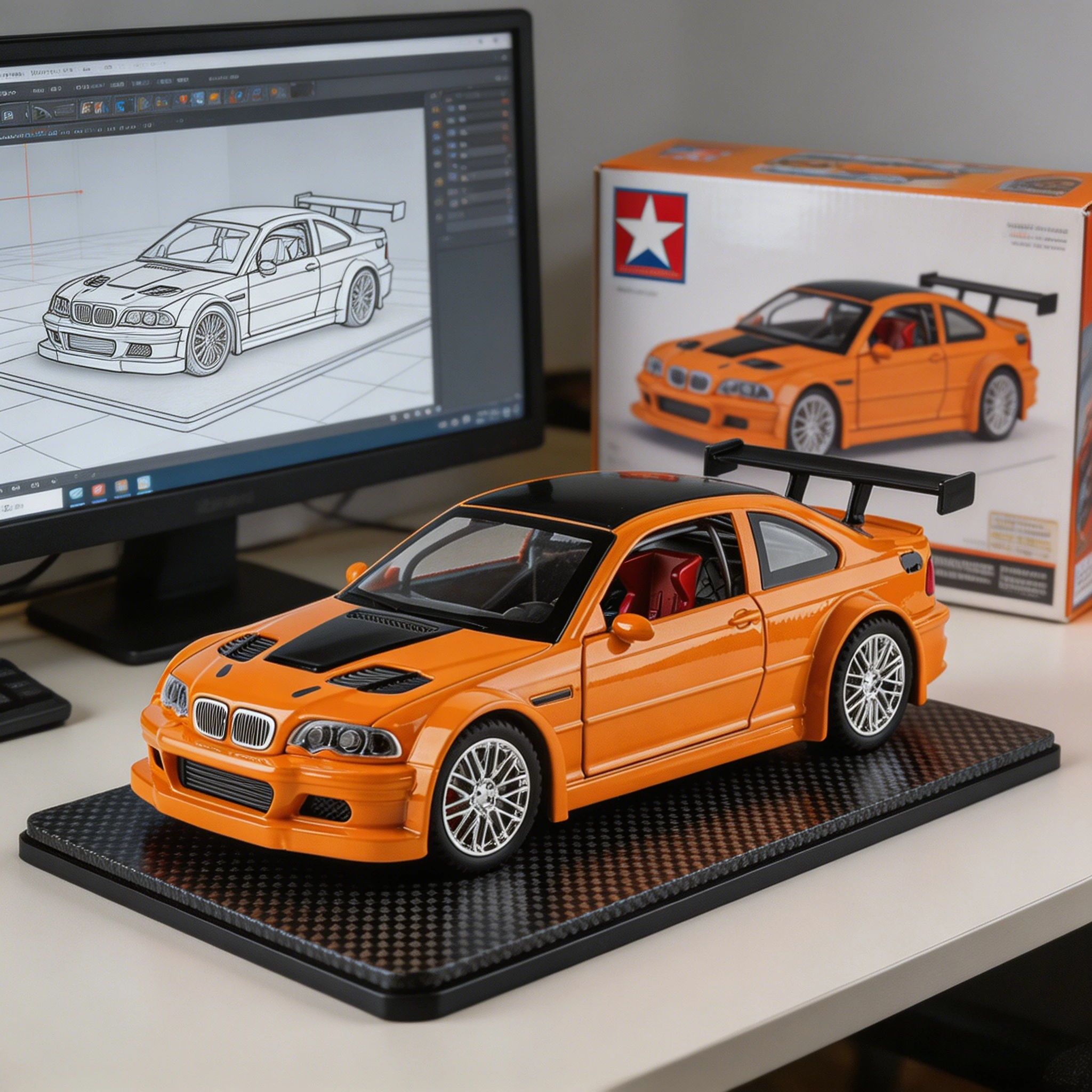

Масштабная модель автомобиля BMW M3 GTR E46 (1:24) из литого металла, для гоночных симуляторов, модный декор для дома и рабочего стола, подарок на день рождения