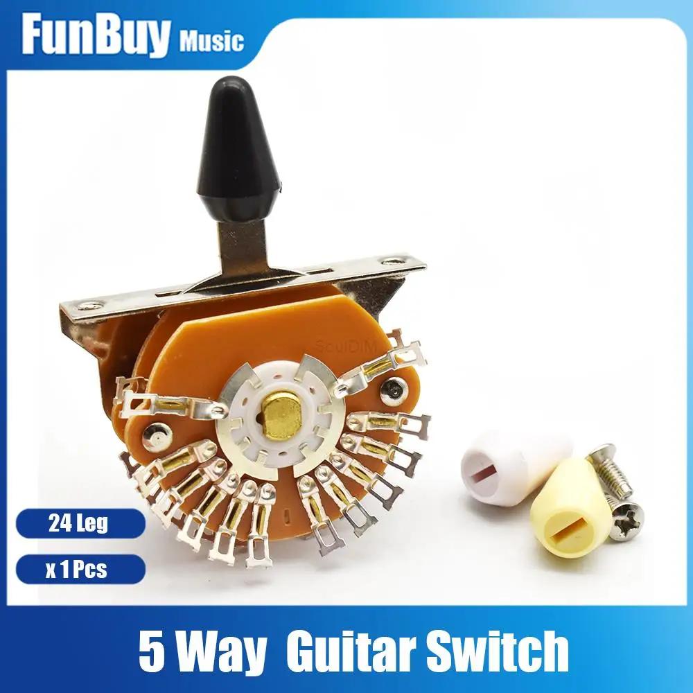 4-Pole Double Wafer 5-Way Super Mega Selector Switch for ST TL Guitar Accessorie