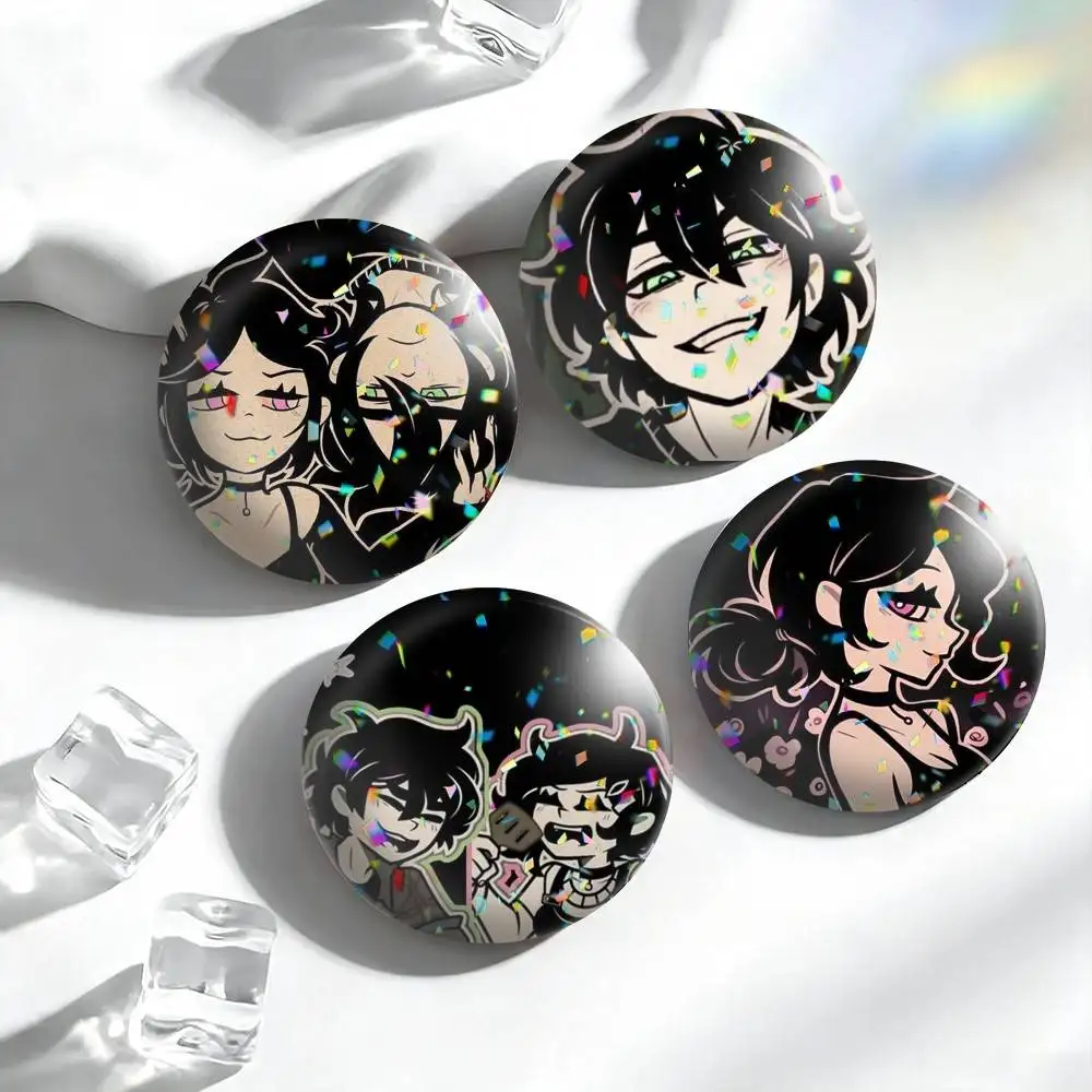The Coffin of Andy LeyLey  25mm 32mm 44mm 58mm 75mm Brooches Badges Pins for Accessories Gift