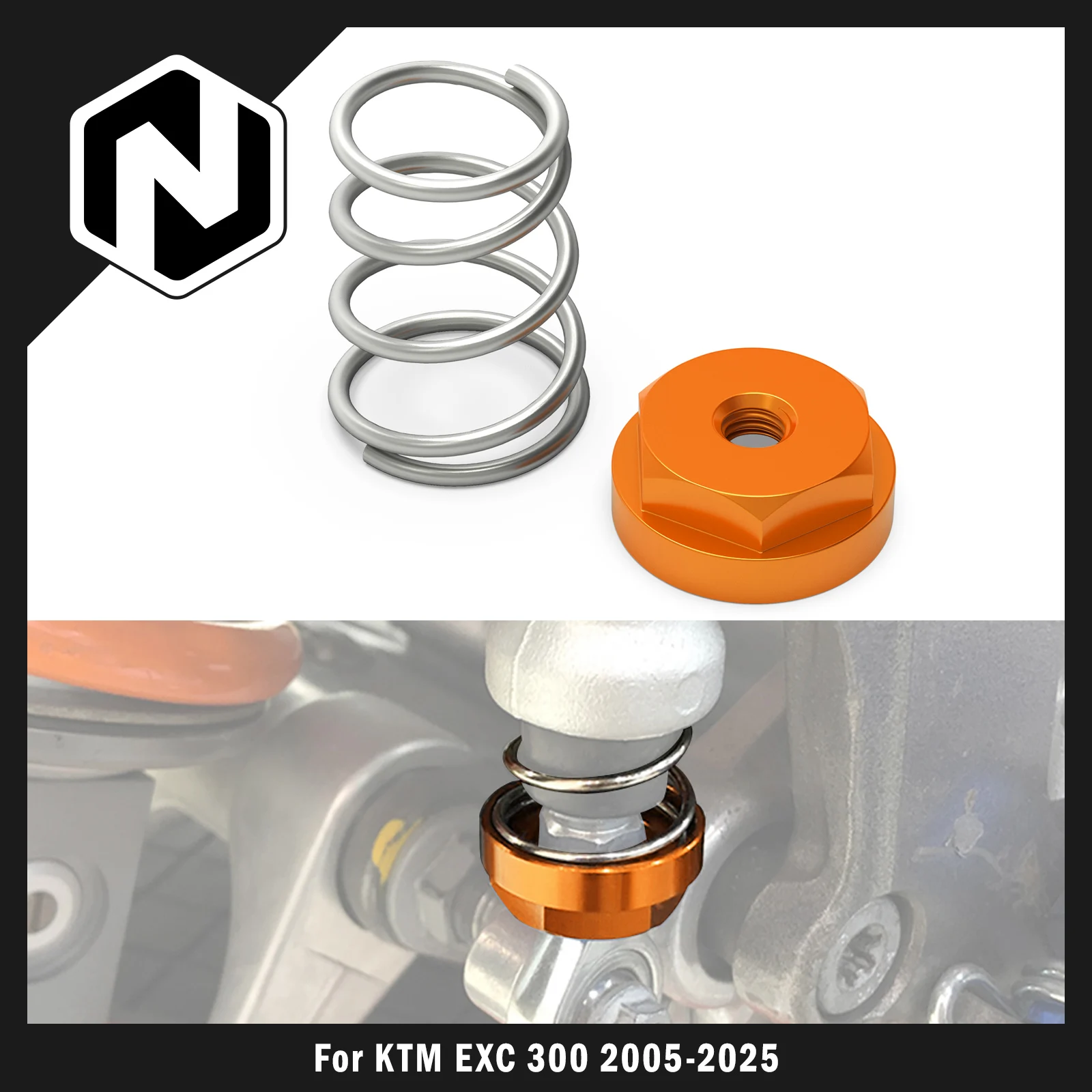 NICECNC For KTM 2003-2025 EXC 300 TPI EXC250 EXCF 350 EXC 450 SX 125 SXF 250 SXF 450 XCW 300 XC XCF Rear Brake Return Spring Kit