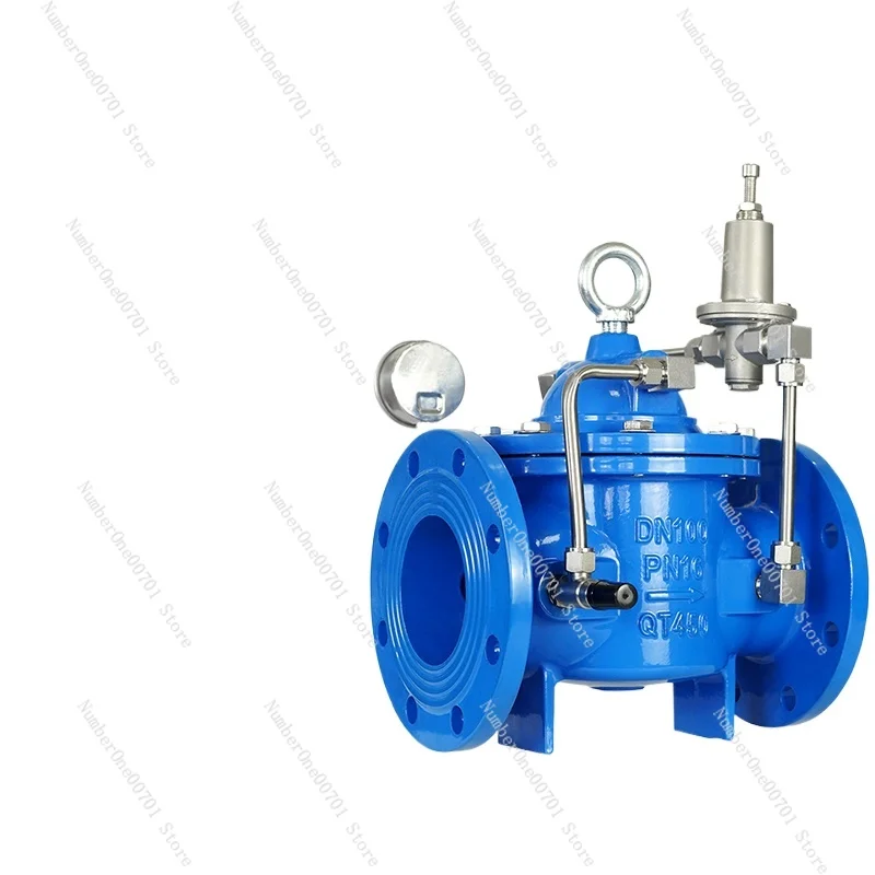 Adjustable pressure reducing valve 200X-16Q tap water stainless steel pilot flange fire control pressure stabilizing valve