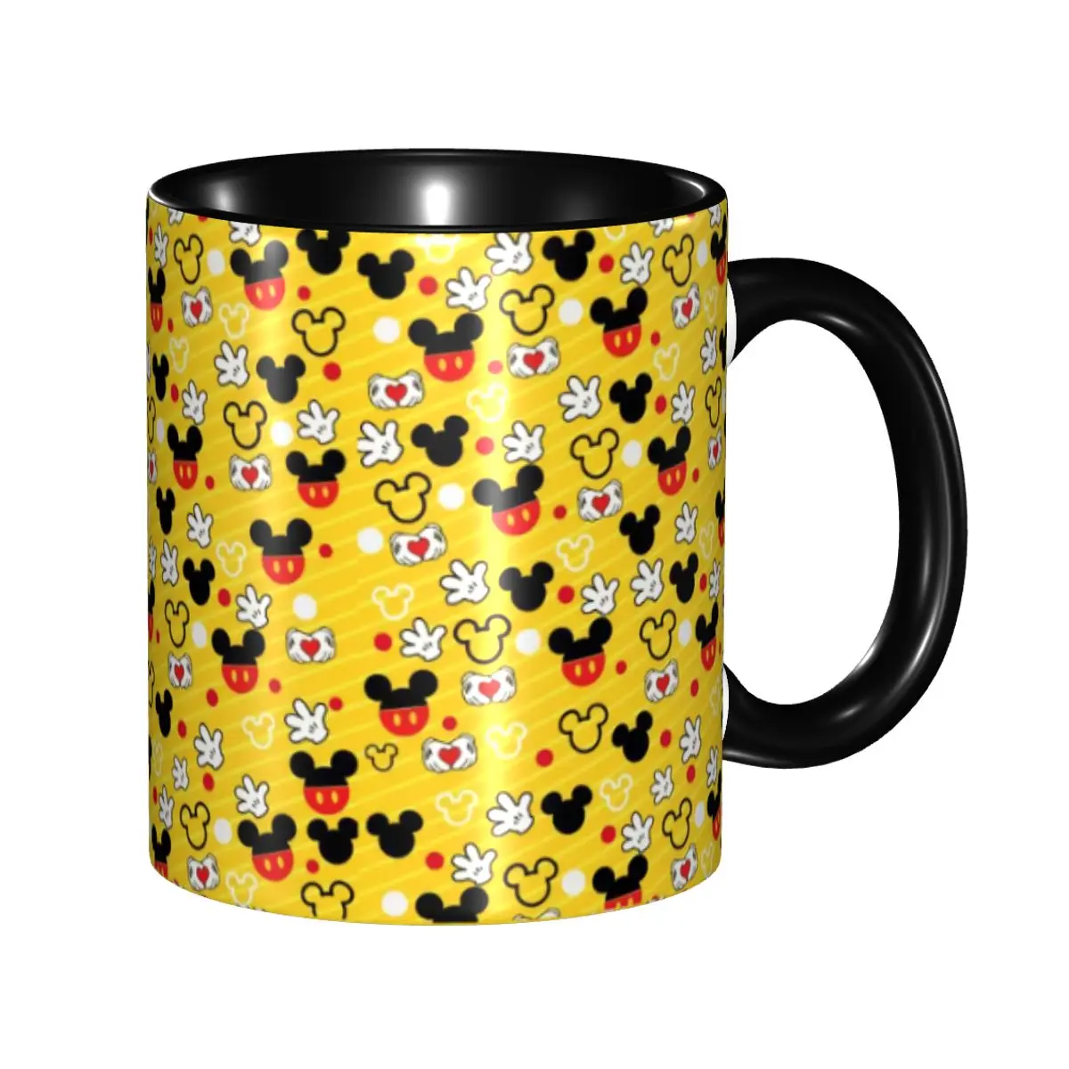 

Minnie Mickey Mouse Cartoon Animation Coffee Mugs DIY Customized Ceramic Tea Milk Mug Cup