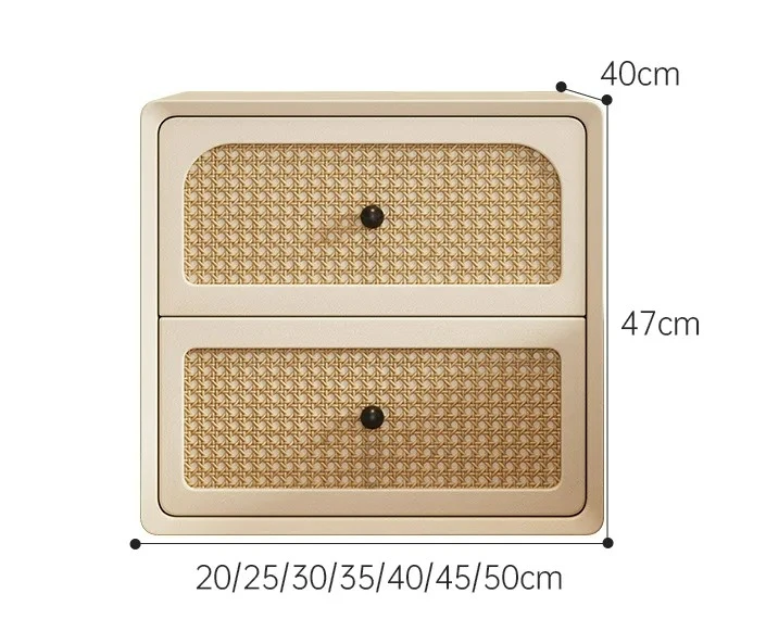 Factory Direct 2026 Bedside table Household bedroom Solid wood small storage cabinet Creative bedside side cabinet Simple crevic