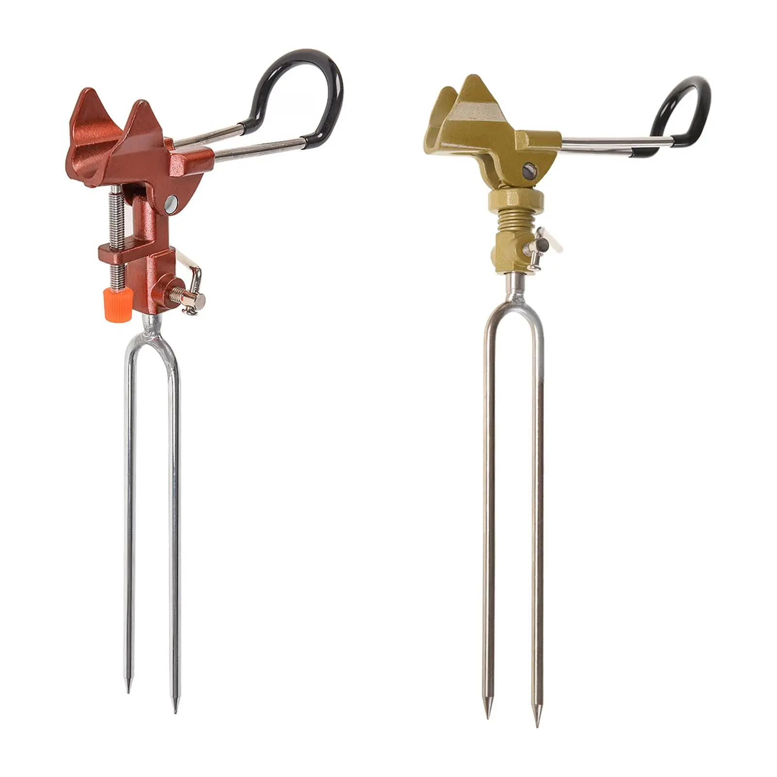 أصحاب قصبة الصيد الاستقرار الصيد رود في الهواء الطلق حامل رفوف قابل للتعديل الطين #2