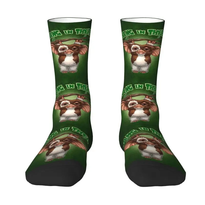 Gremlins Mens Crew Socks Unisex Fashion 3D Print Gizmo Mogwai Monster Movie Dress Socks