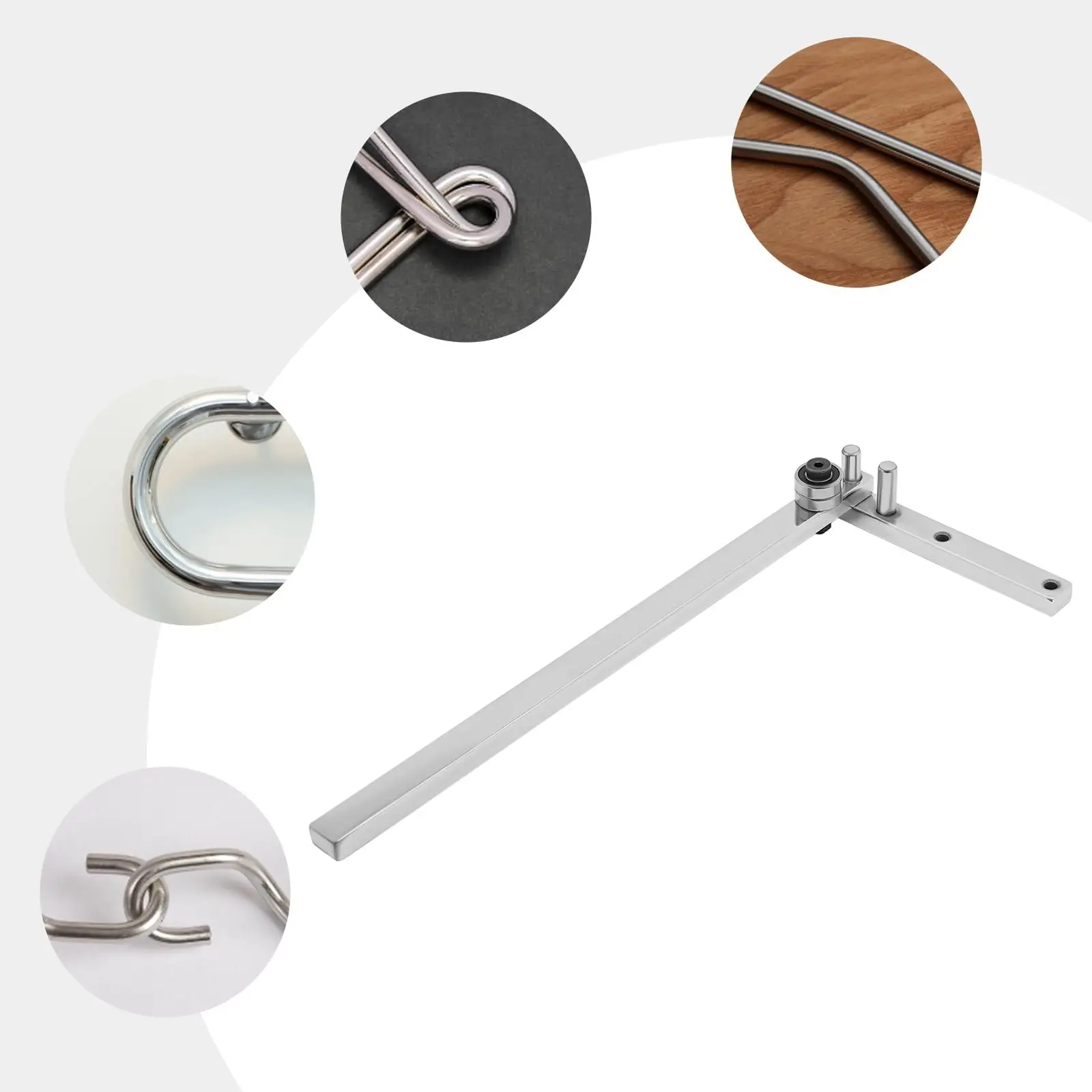 أداة ثني يدوية صغيرة عالمية، ثني عالمي صغير، أداة يدوية لقضيب فولاذي بقطر قابل للانحناء أقصى 8 مم