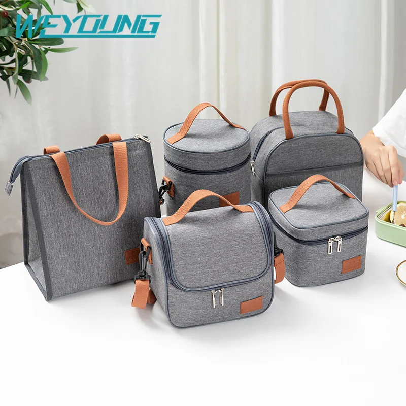 Portable Bento Lunch Bag, Aluminum Foil, Thickened Insulation, Fresh-Keeping, Picnic Bags, Korean Version, Hot Selling