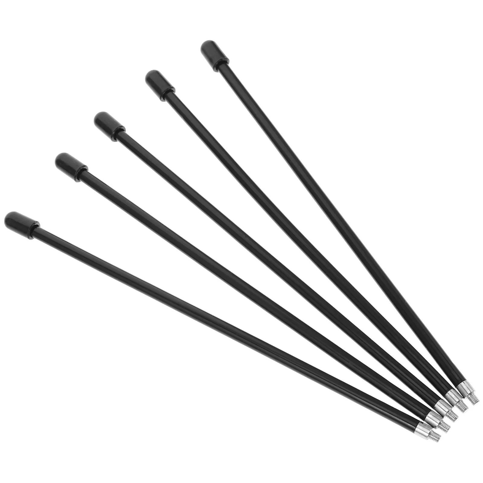 

5 шт. гибких пластиковых антенн для радиоуправляемых машин, самолетов и дронов, с внутренней и внешней резьбой, для крепления на крышу, сменные аксессуары