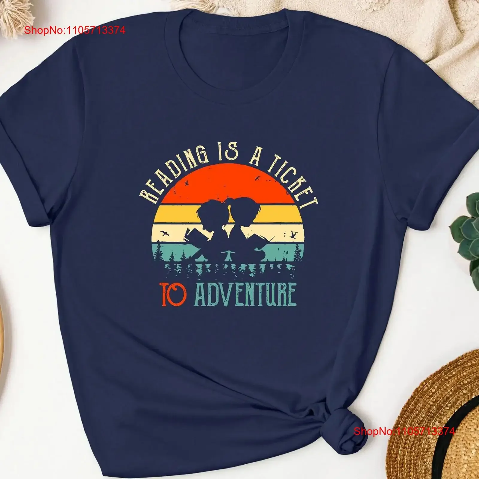 Reading Your Ticket to Adventure T shirt Discover the World Through Books Escape into is an vintage Washed Slightly Versatile