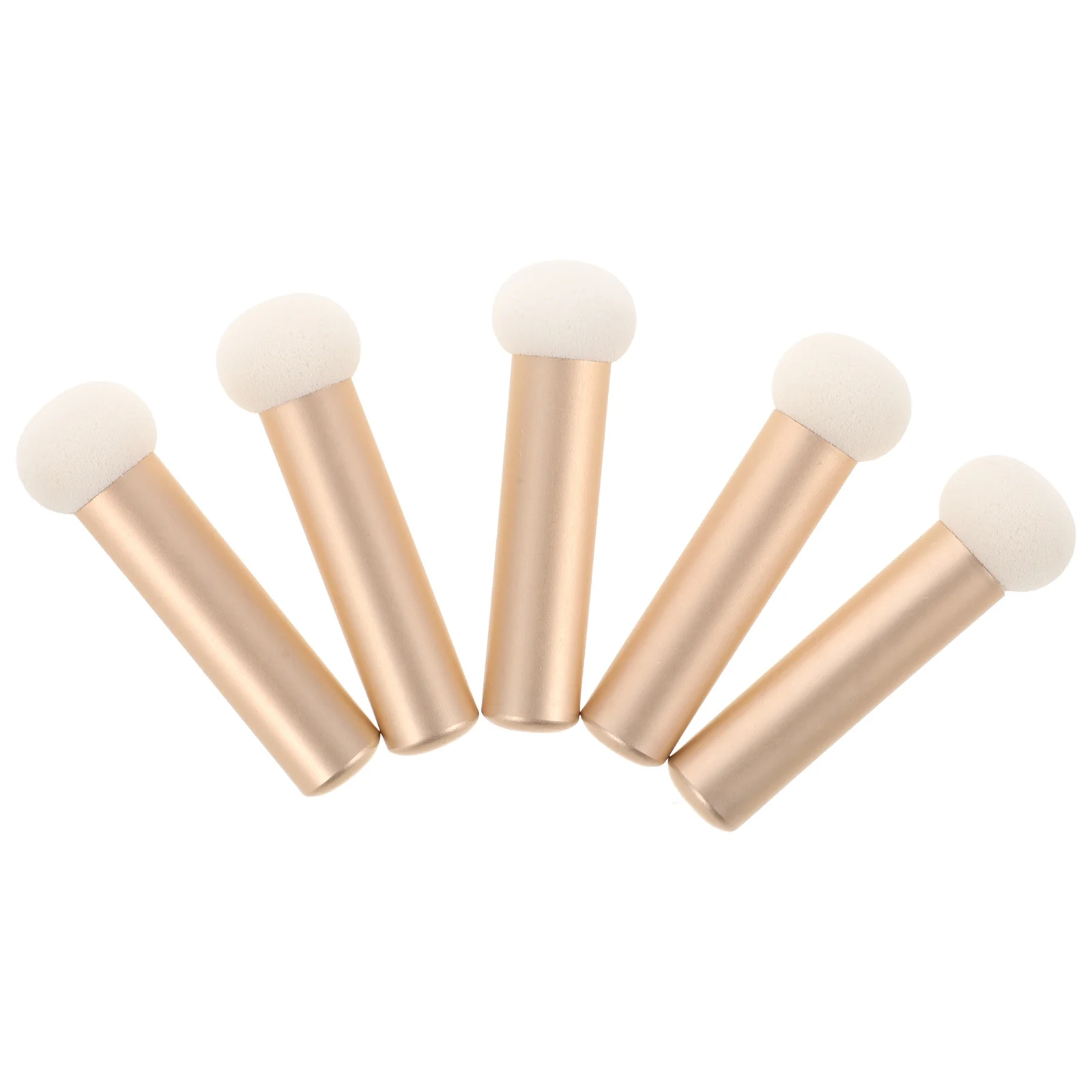 5 قطع من فرشاة خافي العيوب المحمولة، أداة مكياج ناعمة ومرنة لبودرة الأساس، فرشاة خافي عيوب البشرة تحت مكياج العين #2