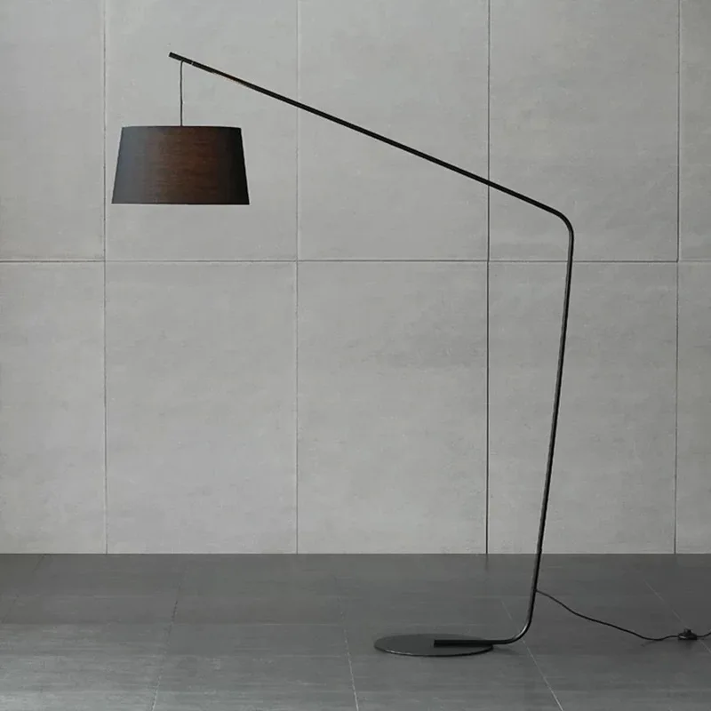 Fishing lamp floor lamp living room European style Danish metal creative simple modern bedroom model room villa floor lamp