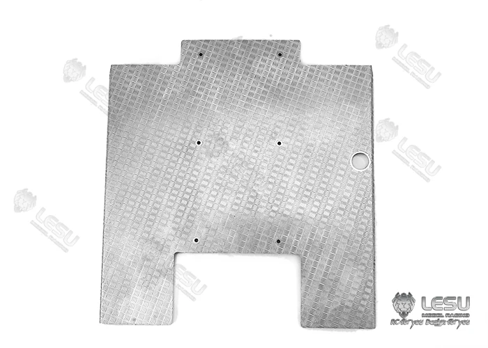 LESU G-6245 Metall Edelstahl Pedal-Seitenschweller Werkzeugkasten mit Beleuchtungsset für Tamiya 1/14 RC Dreiachsiger Traktor-LKW – Detail 6