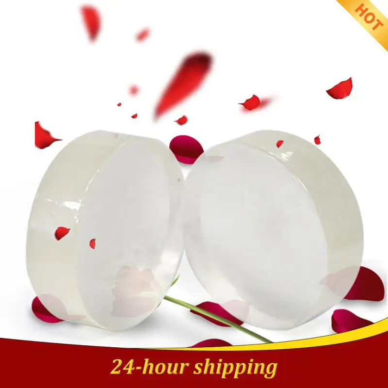 Transparent Crystal Rose Soap Body Care Natural Active Enzyme Whitening Soap Shower Bleaching Soap Beauty Skin Care Savon