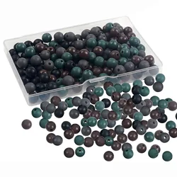 500Pcs Soft Rubber Fishing Beads lure Fishing Accessories Fishing Bait rigs Round Eggs buffer beads for Carp Fishing Tackle