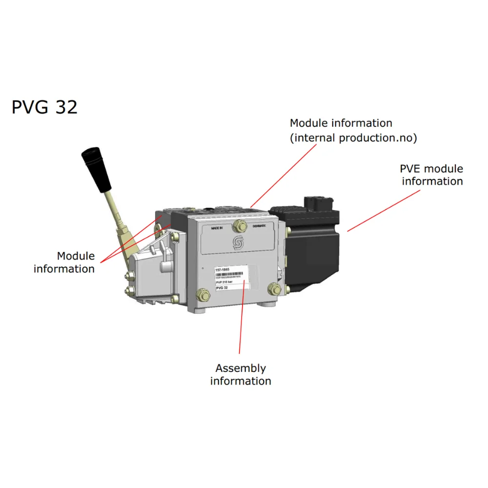 Factory Directly Supply High Performance PVG 32 Proportional Valve Group Manifold valve