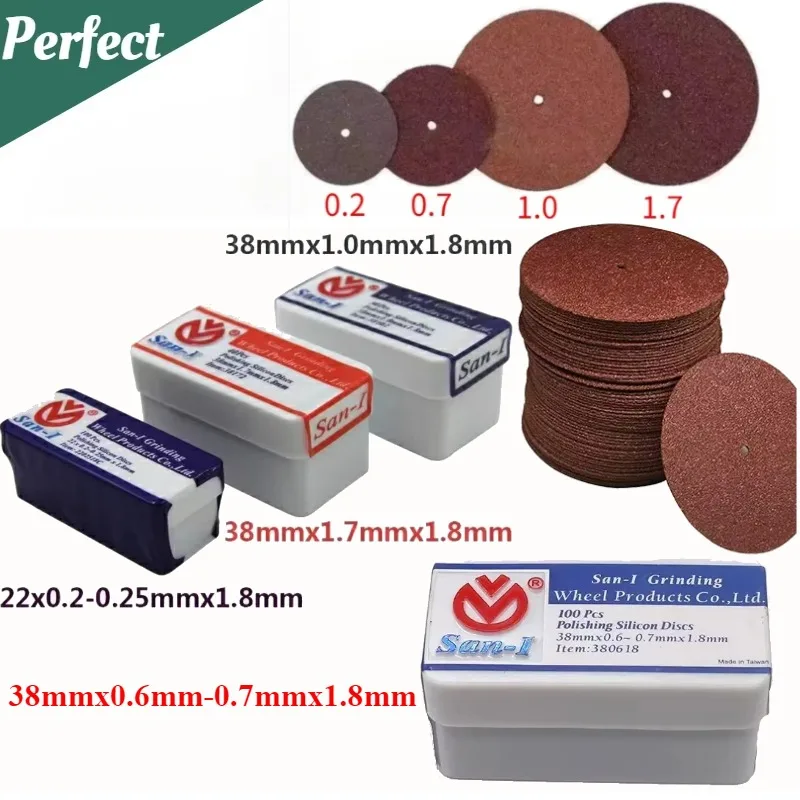 Dental Lab Materials Thin Thick Polishing Wheels Grinding Silicon Discs Separating Wheel Dental Technician Supplies