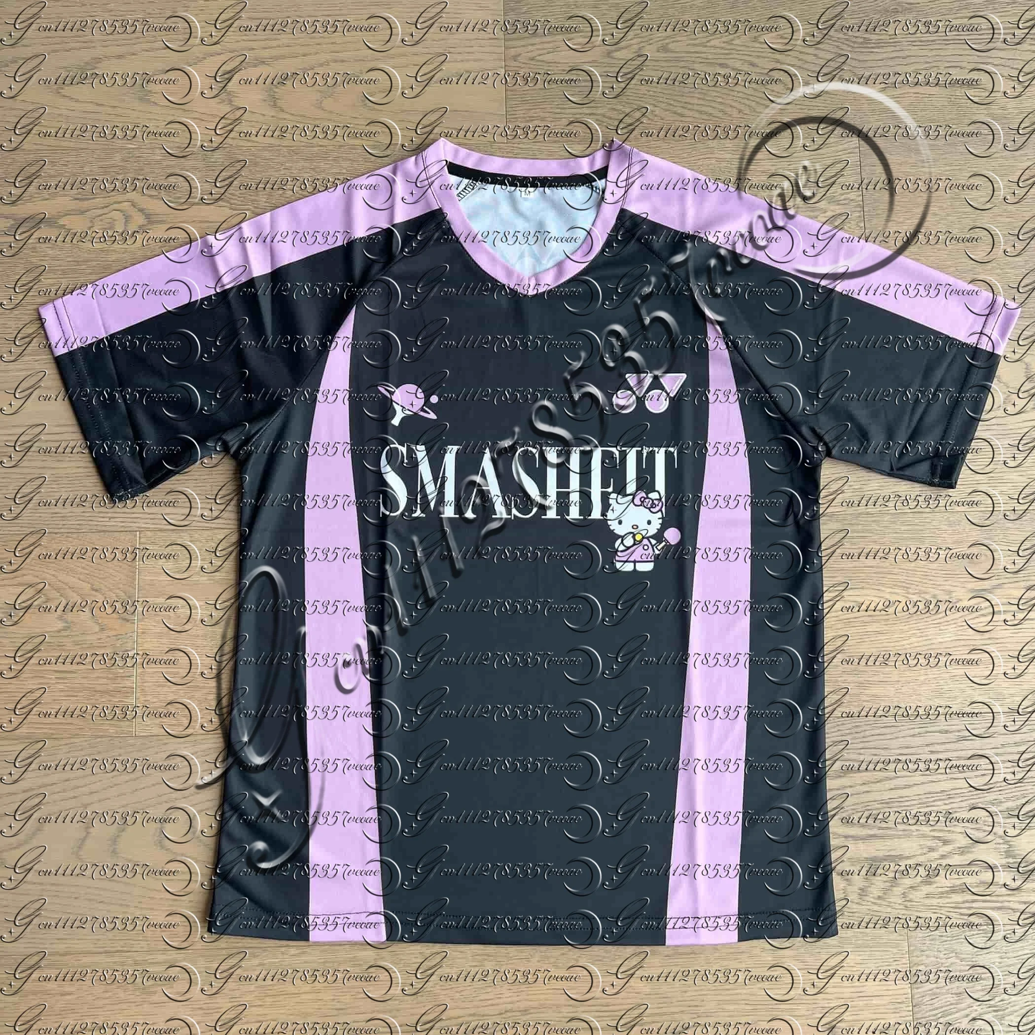 Badminton Jersey - تيشيرت رياضي بطبعة شخصيات كرتونية لطيفة