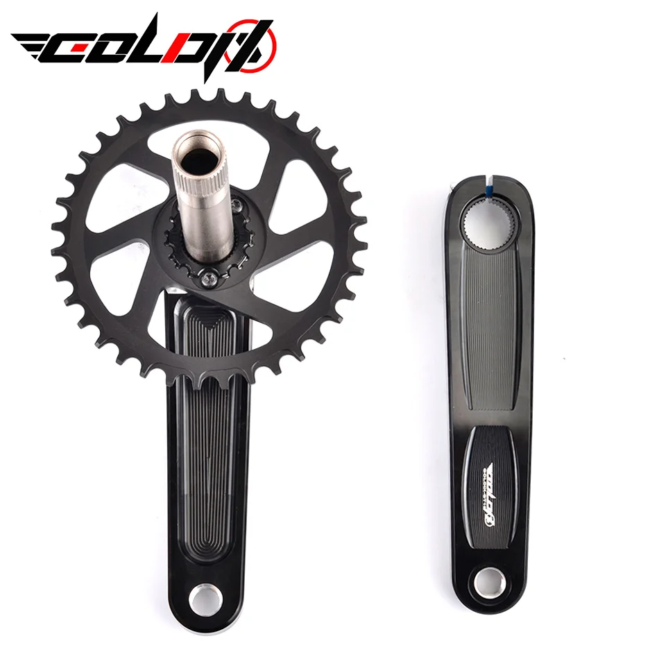 GOLDIX MTB Crankset CNC 170/175mm Bicycle MTB Crank 0/3/6degrees 30T 32T 34T 36T 38T Chainring Crown BB68/86 for Shimano SRAM