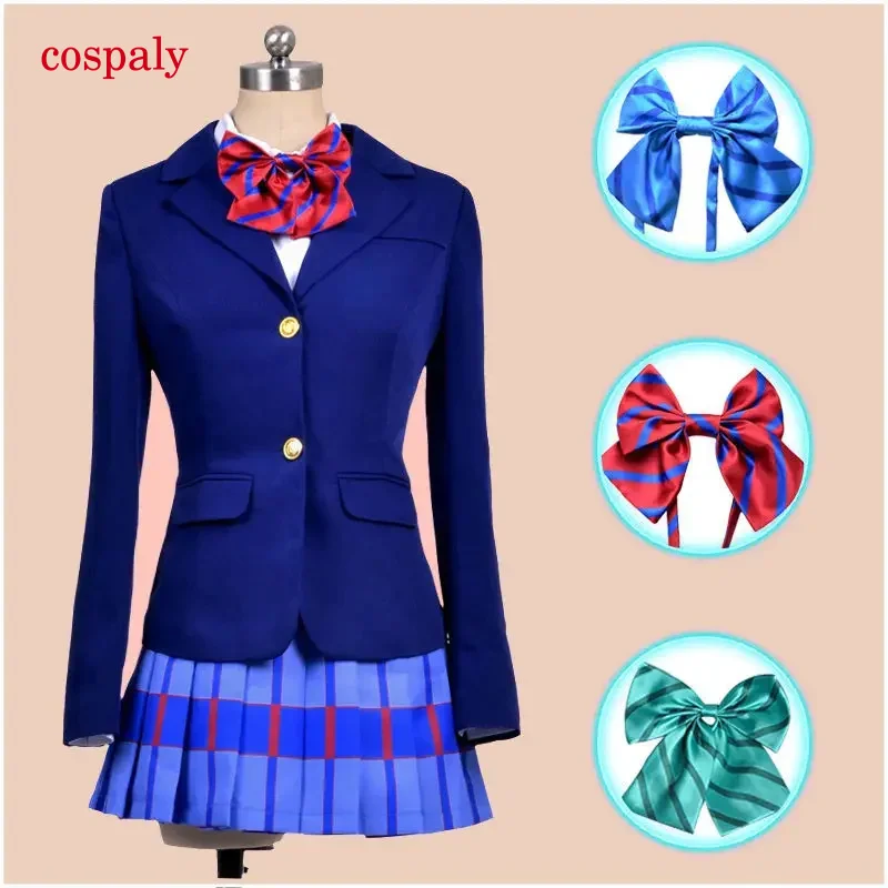 A Love Live! Lovelive Kousaka Honoka Minami Kotori Ayase Eli Tojo Nozomi Nishikino Maki School Uniforms Love Live Cosplay Costum