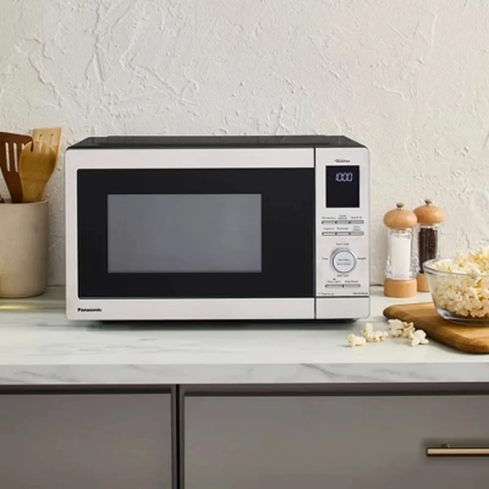 ميكروويف عاكس ممتاز 0.9 قدم مكعب 1000 وات مستشعر Genius 15 برنامج كوك تلقائي توربو تذويب ضوء LED سهل التنظيف