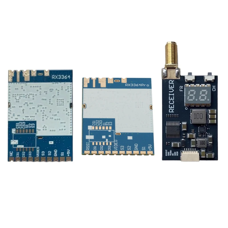 

1 шт., 3,3G, высокочувствительный 64-канальный модуль AV-приемника RX3364/RX3364PRO/RX3364-CPB, FPV, беспроводная передача видео, выход RSSI