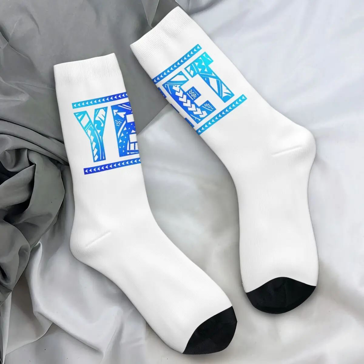 Jey Uso Yee-Chaussettes de couple confortables et drôles, chaussettes d'hiver coordonnantes, chaussettes personnalisées pour planche à roulettes, cadeau d'anniversaire