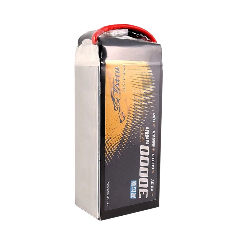 

Tattu ACE 30000mAh 6S 22.2V 5C Semi-solid State Lipo Battery For RC Airplane Multi-rotor Quadcopter