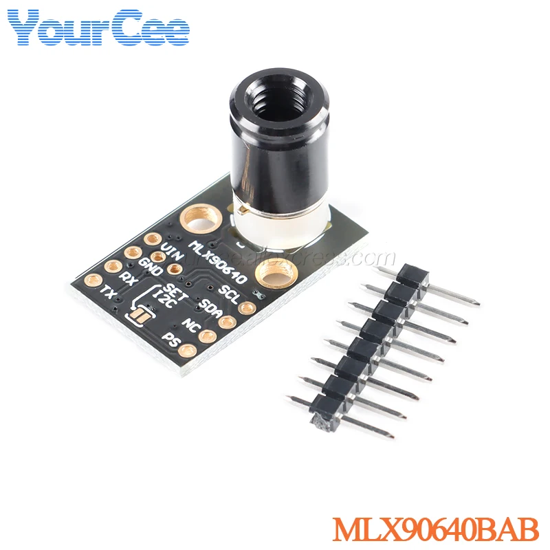 MLX90640BAA MLX90640BAB IR 32*24 การวัดอุณหภูมิอินฟราเรด Dot Matrix Sensor Thermal Imager โมดูล GY-MCU90640 MLX90640