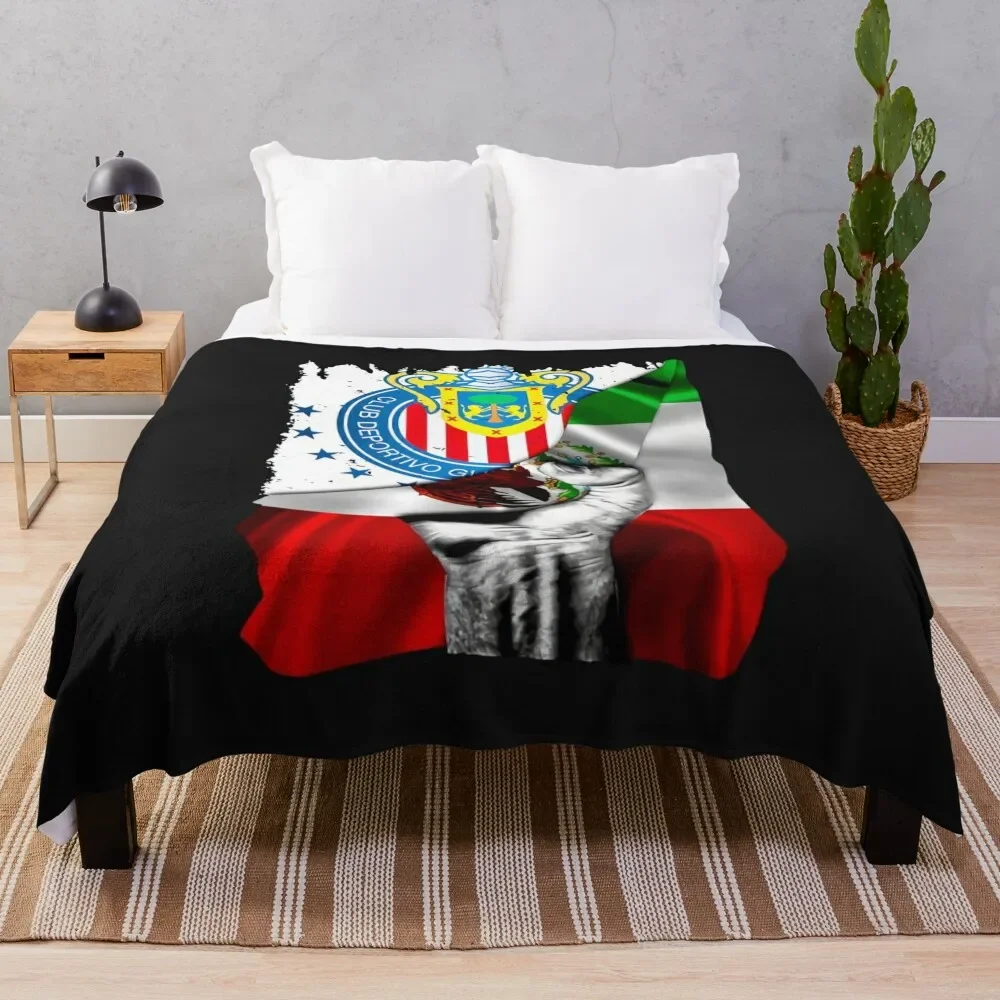 

Chivas De Guadalajara Flag Mexico Football Club Orgullo Mexicano Throw Blanket Tourist Extra Large Throw Weighted Blankets