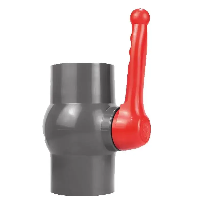 

2" 2-1/2" 3" Thickened PVC Ball Valve Internal Thread Water Supply Integrated Valve Plastic Switch Connection Pipe Joint Valve