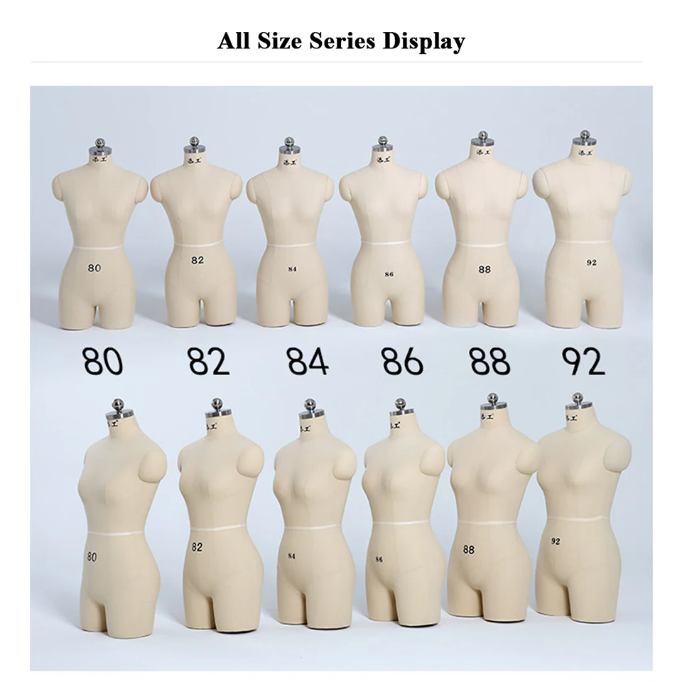 PU Foam Sewing Mannequin Factory Direct Selling the Newest Sesign Female Torso Tailoring Dummy Model Without Arms