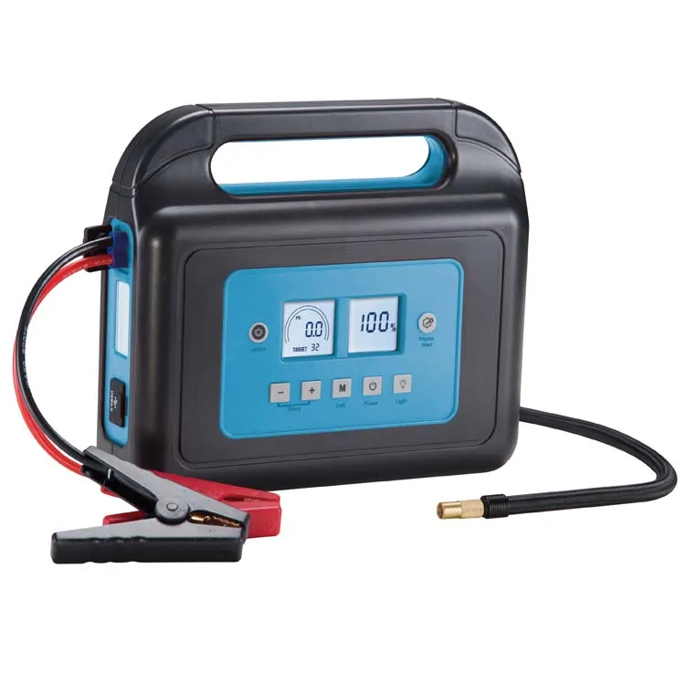 120Psi Truck Tyre Air Pump 400A Car Battery Booster 10000mah Power Bank Charger Portable Jump Starter Lithium Batter