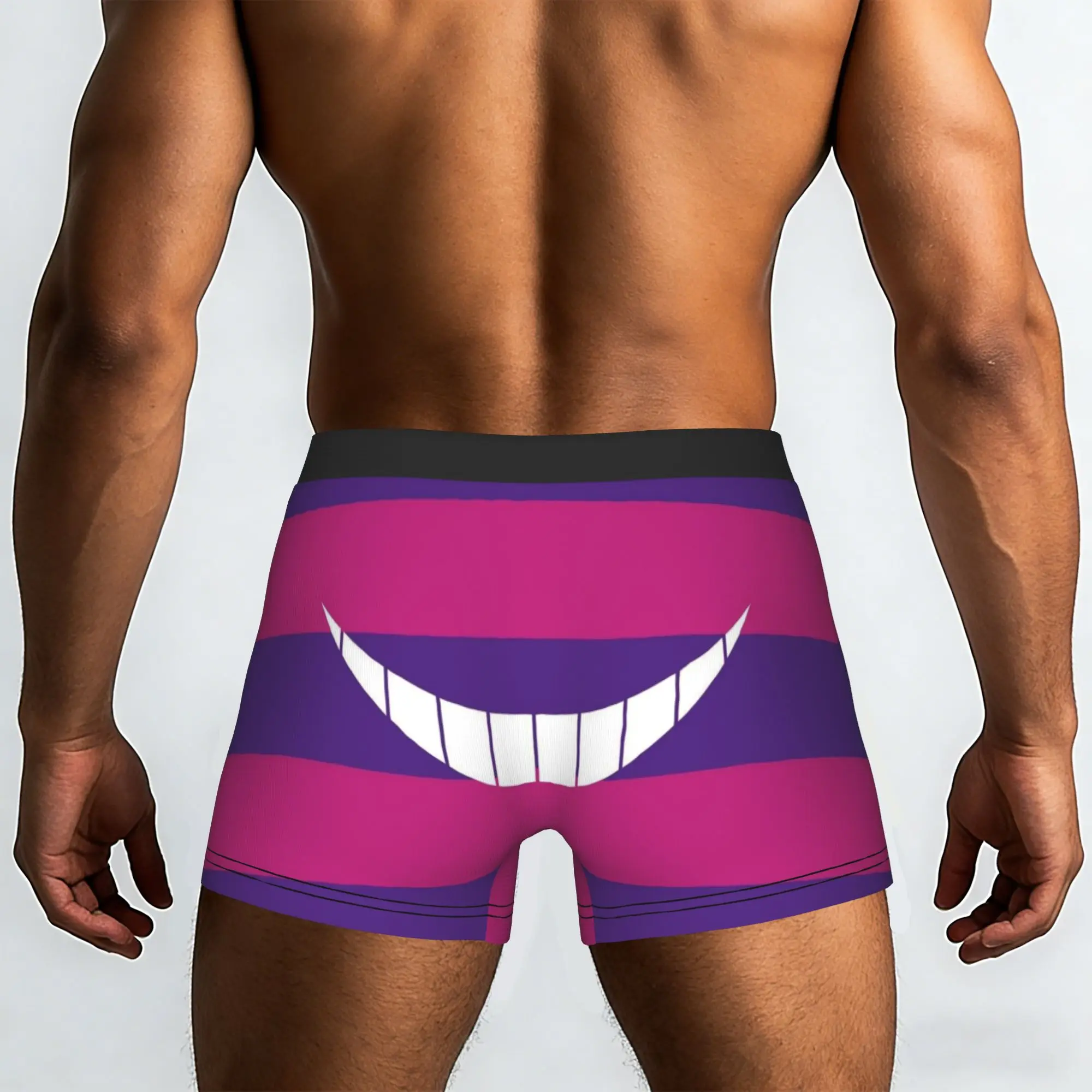 Customized C-Cheshire Anime Cat Boxer Shorts For Homme 3D Print  Underwear Panties Briefs Breathable Underpants