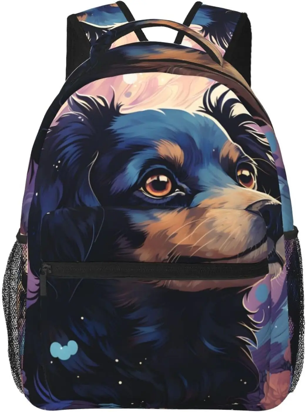 

laptop bag back to school Cute Rottweiler Dog Lightweight Laptop Backpack Lightweight Multipurpose Travel Casual Daypack Unisex