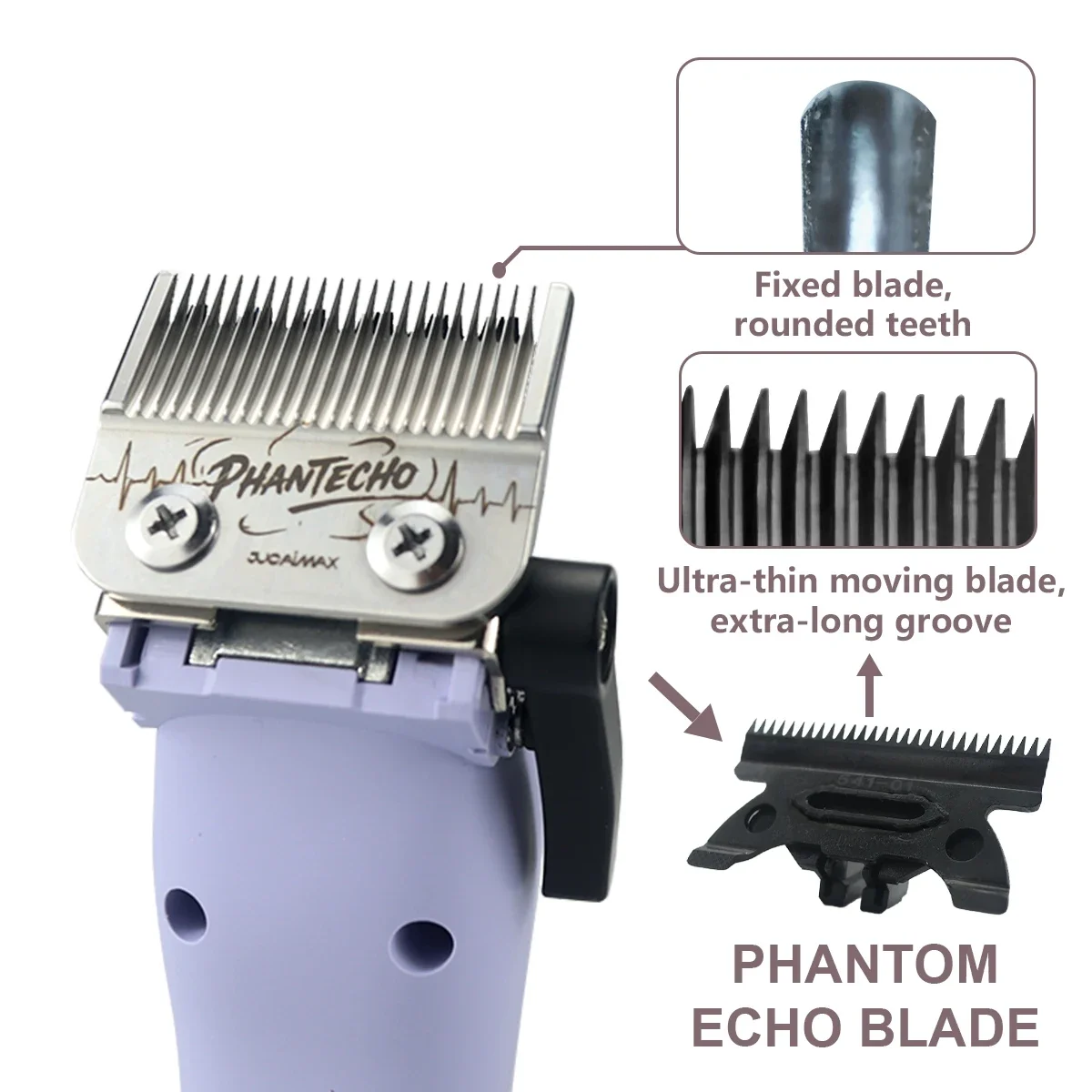 JUCAI MINICANDY JC06 ماكينة قص الشعر الاحترافية DLC Blade 7200RPM محرك بدون فرشاة مع شاحن قاعدة 3200 مللي أمبير في الساعة محل حلاقة