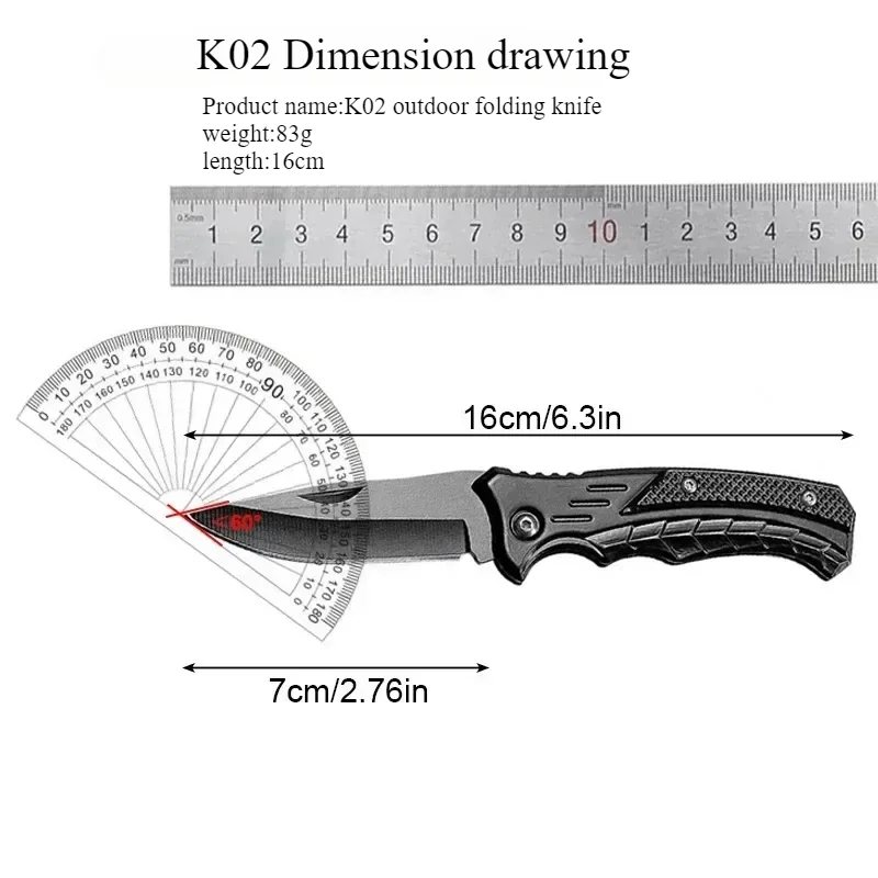 Mini cuchillo plegable de bolsillo edc, cuchillo portátil para acampar al aire libre, alta calidad, alta dureza, resistencia a la corrosión, nuevo,