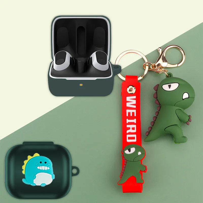 حافظة لهاتف سوني InZone Buds أغطية حماية من السيليكون اللطيفة على شكل رسوم كرتونية WF-G700N سماعات أذن لاسلكية TWS سماعة رأس محمولة #4