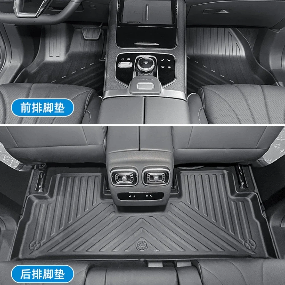 Für Chery Jaecoo 5 EV RHD 2025 2026 2027 Fußmatten Kofferraummatte TPE 3D Bodenteppiche Rückenlehnenmatte Rechtslenker – Detail 7