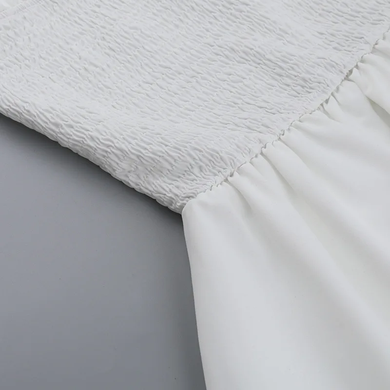 ชุดเดรสซีล่า 2025 สำหรับฤดูร้อน แบบเปิดไหล่ ทรงบัสติเยร์ กระโปรงระบายหลายชั้น แฟชั่น เซ็กซี่ หรูหรา ใหม่ ทรงเข้ารูป เอวเล็ก เหมาะสำหรับออกเดทและงานปาร์ตี้