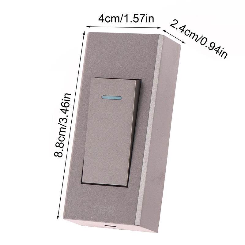 1PC High-quality 1 Gang 2 Way Surface Mount Switch Wire Hanging Installation Bedside On/Off Control Lamp Panel Wall Light Switch