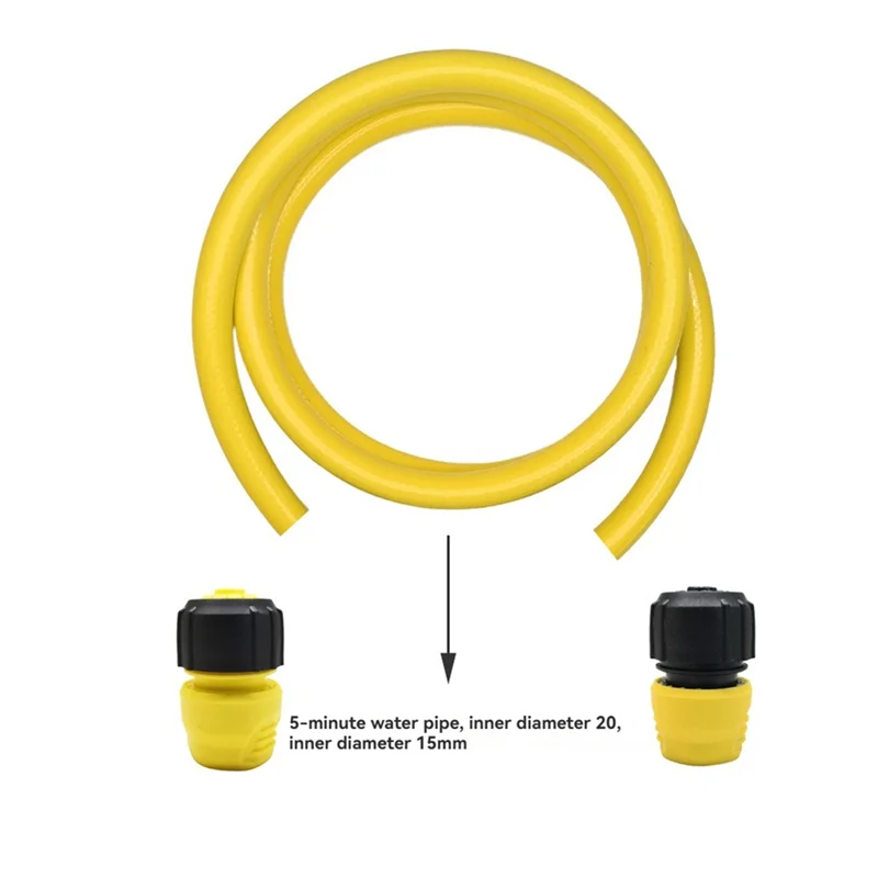 

Для садового шланга Karcher 5/8 дюйма X 6,5 футов, гибкий, устойчивый к ударам, водостопорный соединитель, комплект прямых соединений