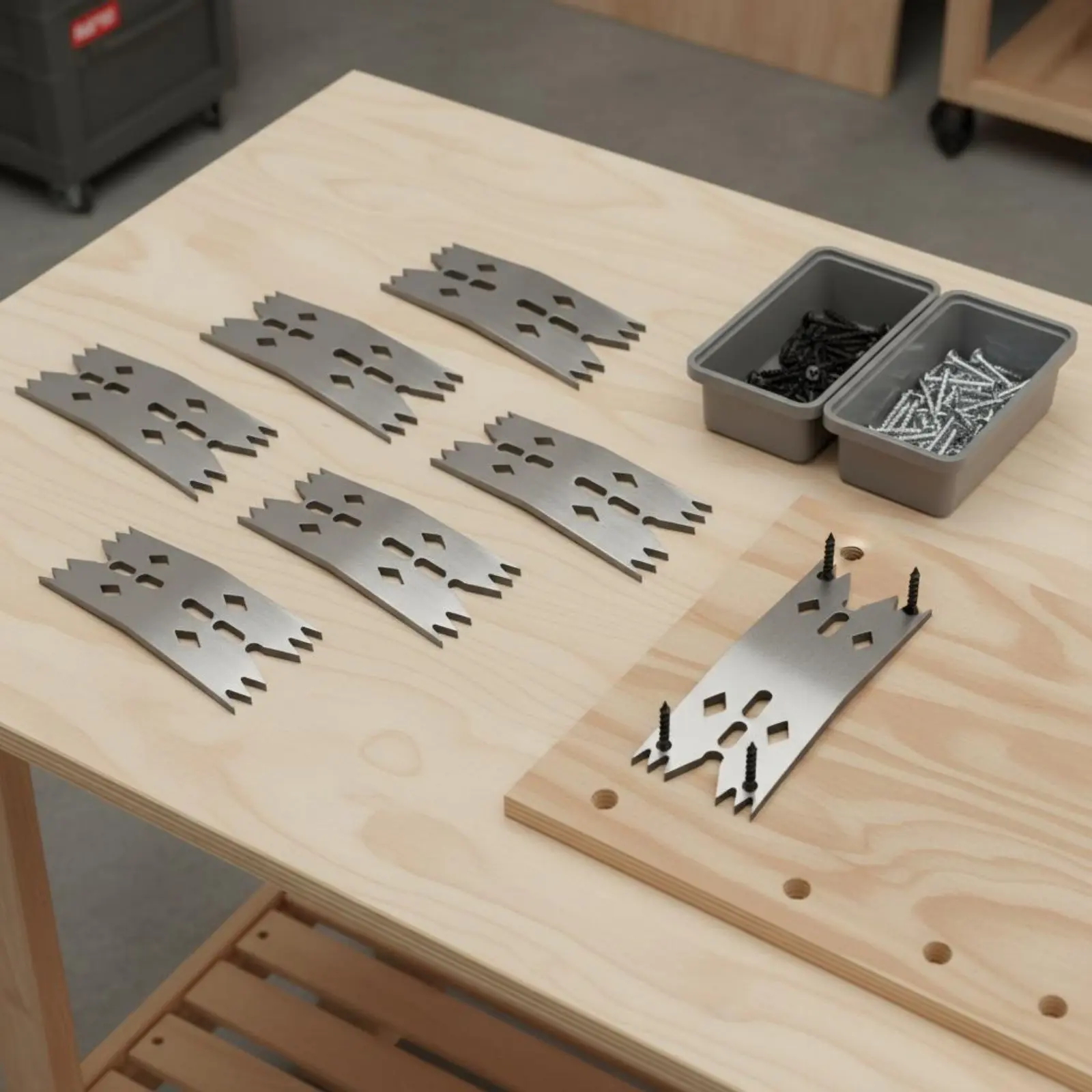 6 Pieces CNC Hold down Clamp Long-Lasting Construction Carpentry Clamping Plate Workbench Plate Clamp Space-Saving Design
