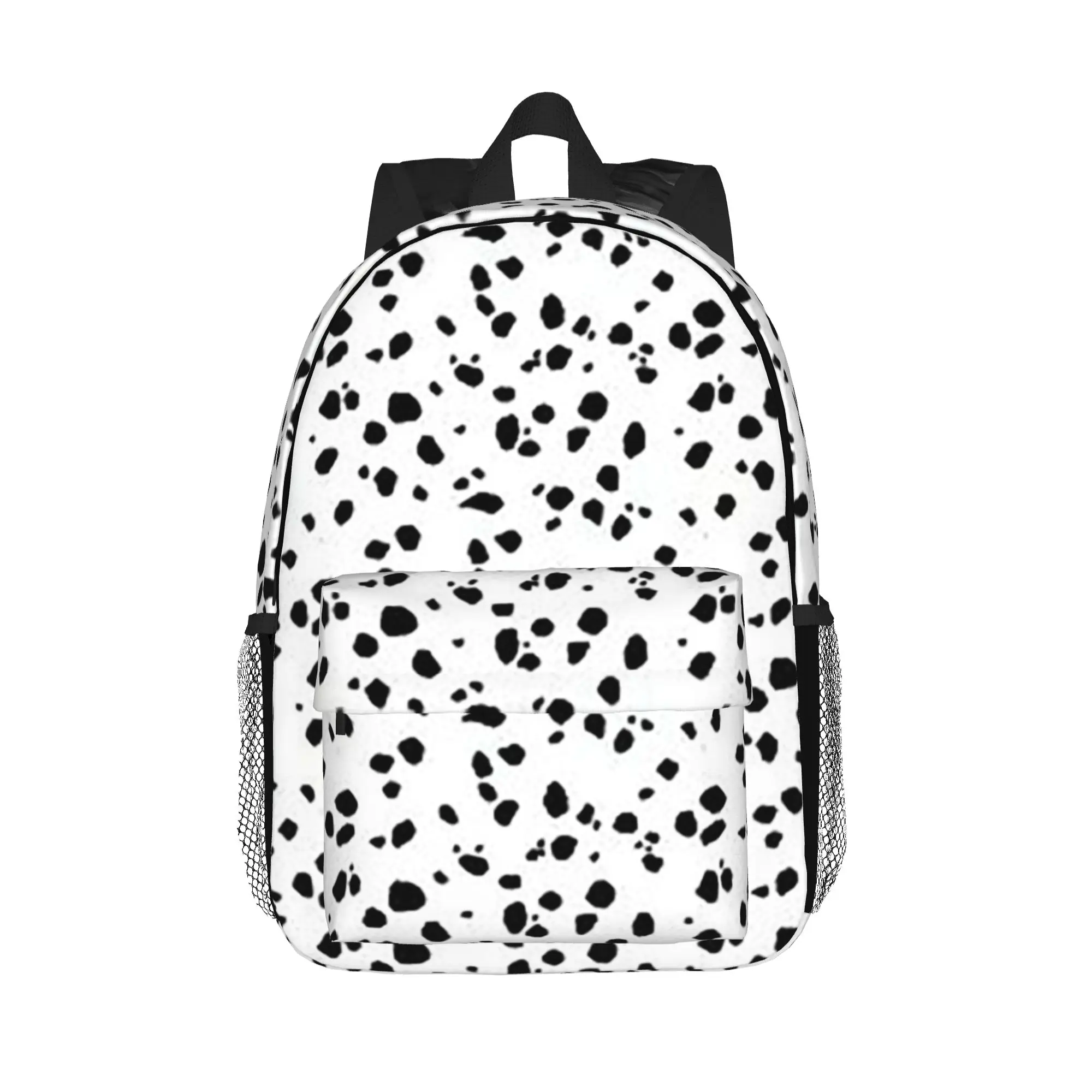 Cute Spots Dots Dalmatian Dog Print Backpack Hot Sale Daypack Boys Girls BookBag Shoulder Bags for Men Women School Bag