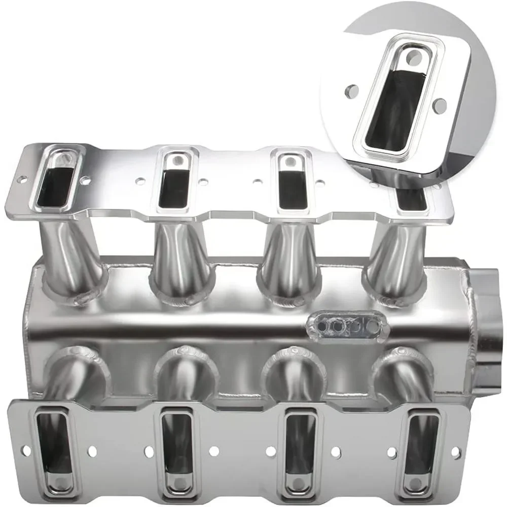 Trilho coletor de admissão de corrida, 92mm/102mm, corpo do acelerador do coletor de admissão de oito furos para ls ls1 ls2 ls6 chevrolet gmc pontiac