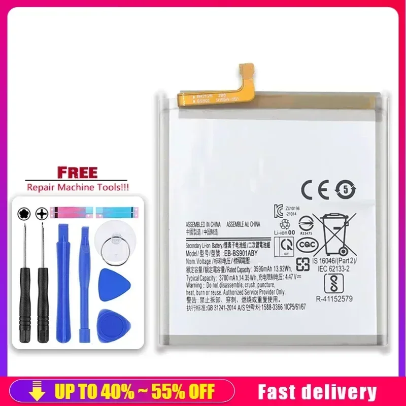 Battery 3700mAh/5000mAh  EB-BS901ABY EB-BS908ABY EB-BS901ABY For Samsung Galaxy S22 Plus/Ultra S22+ S22Plus S22Ultra