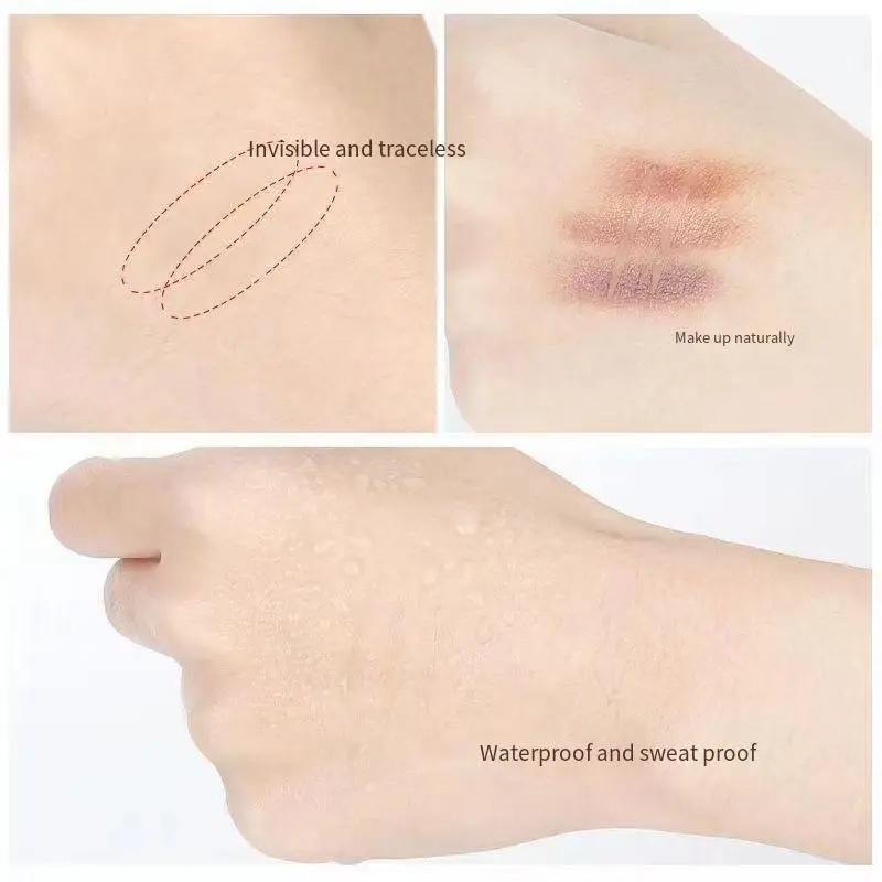 สติกเกอร์เปลือกตาสองชั้นที่มองไม่เห็นโปร่งใสตาโตธรรมชาติยกสติกเกอร์เปลือกตาสองชั้นลูกไม้ตาข่ายไร้รอย